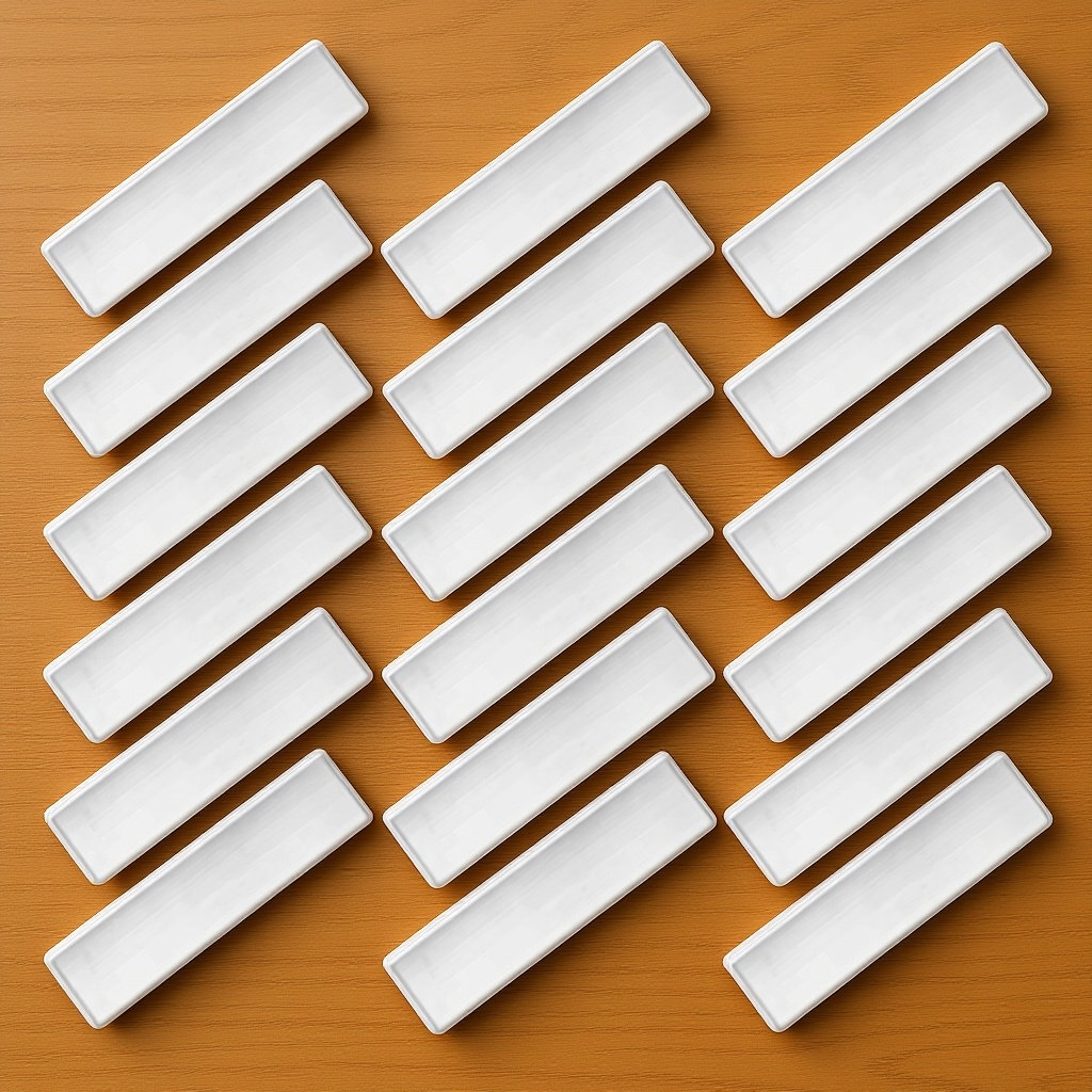 Index Card Holder - 25 Adet Şeffaf Yapışkanlı Etiket Tutucu