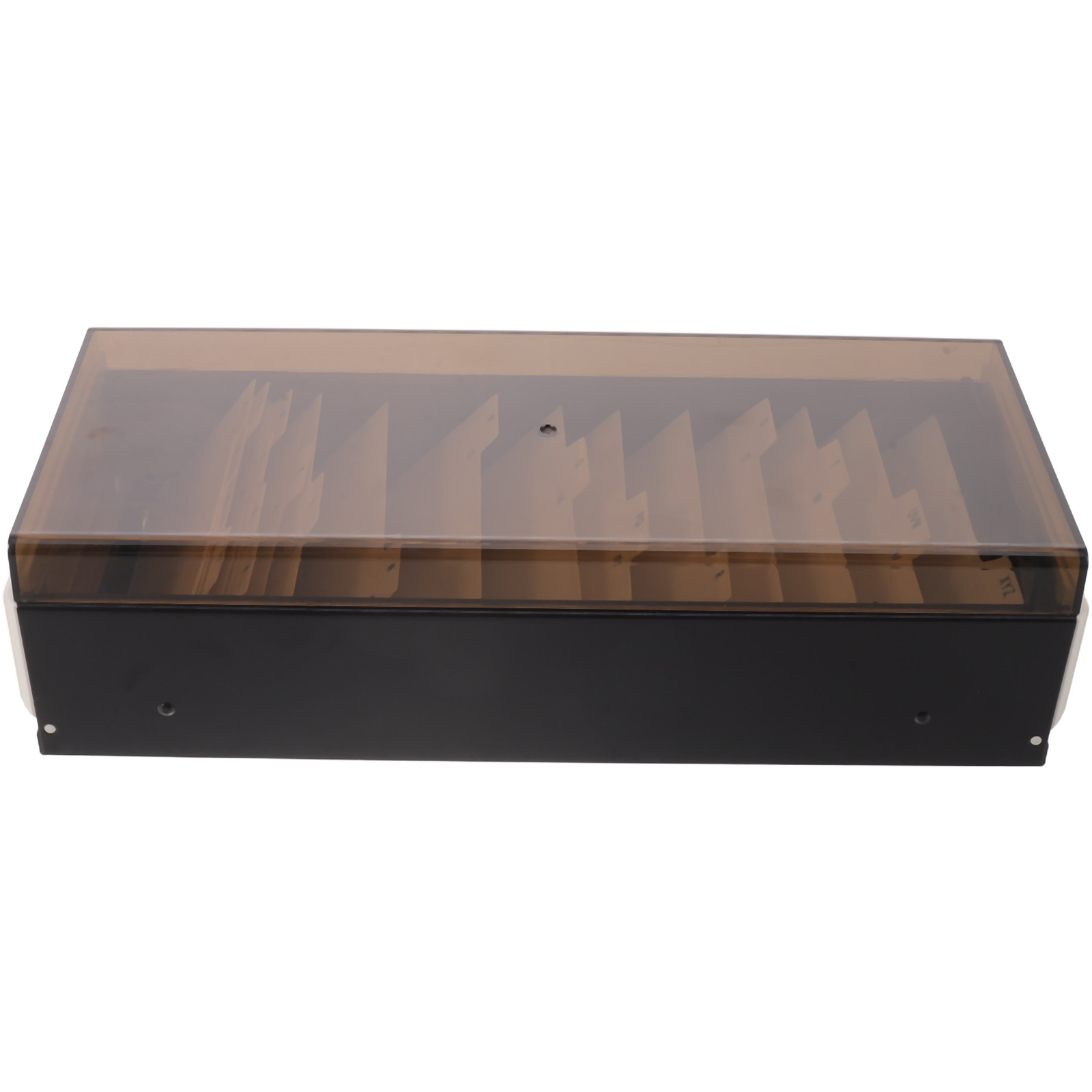 Index Card Holder - Büyük Kapasiteli Kartvizitlik Saklama Kutusu Siyah