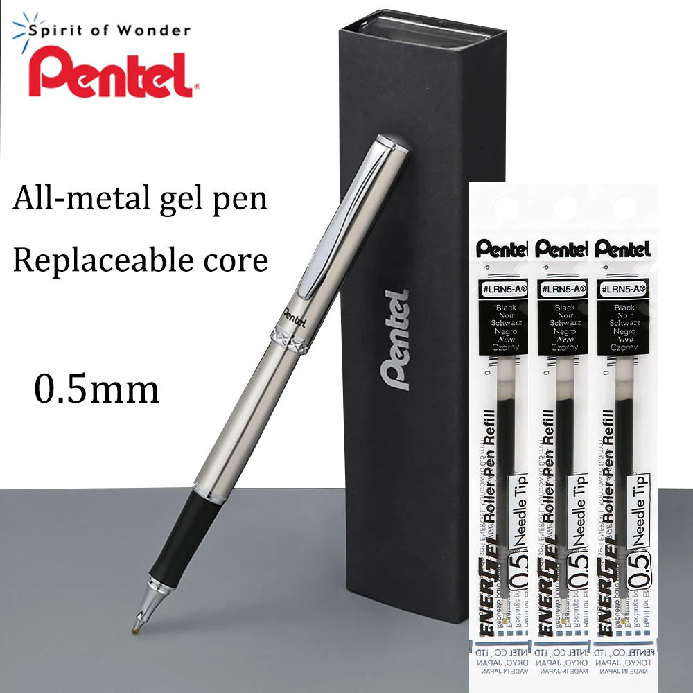 Pentel Pen Energel - Japon Pentel Metal jel kalem K600