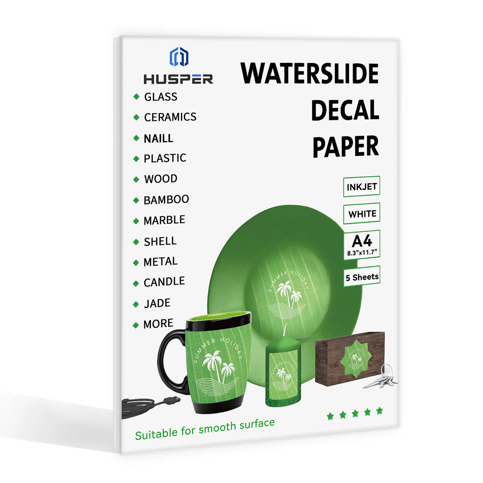 5 Yaprak A4 Boyutu Su Kaydırağ - Ink Blotter Paper incelemesi ve fiyatı