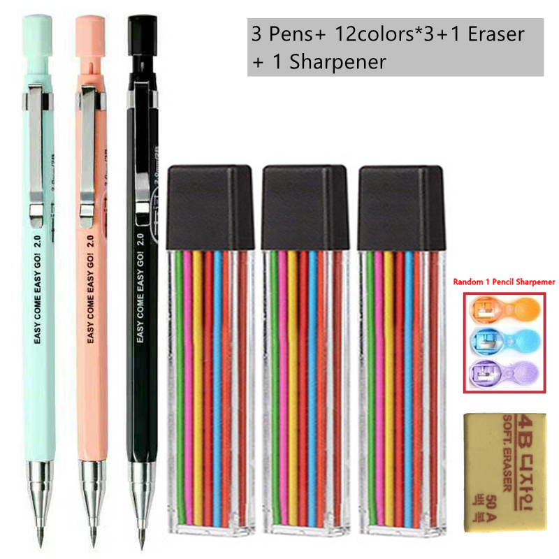 Mekanik Kalem Seti 2.0mm 2B Si - Staedtler Pencil Lumocolor incelemesi ve fiyatı