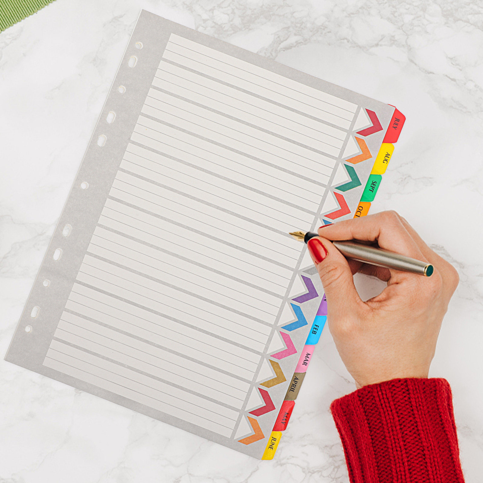 12 Yaprak İndeks Bölücü, Çıkar - Tab Divider A4 incelemesi ve fiyatı