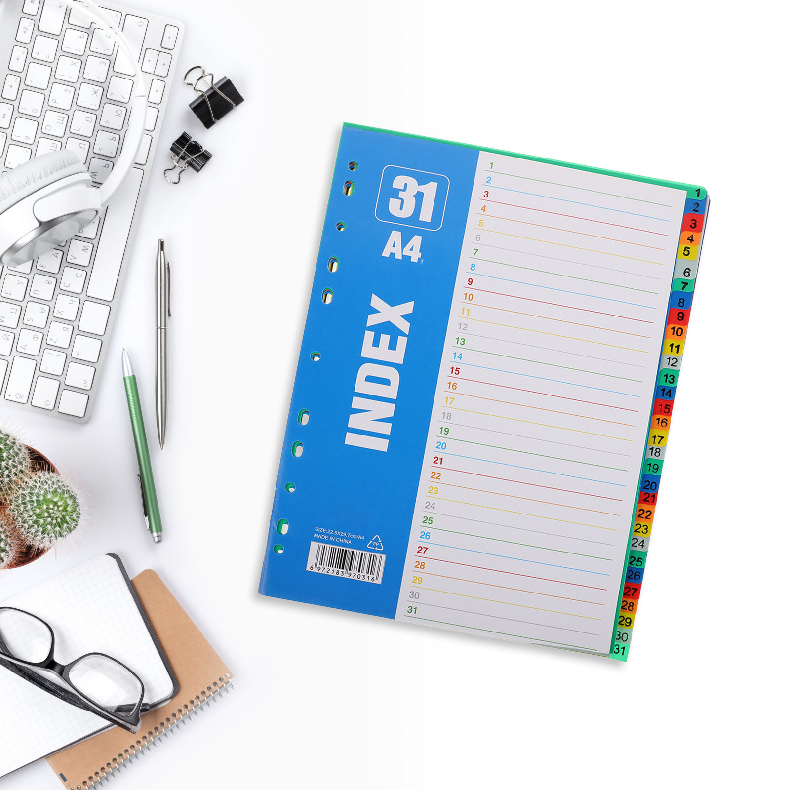 1 Set Sayı İndeks Sayfası A4 1 - Tab Divider A4 incelemesi ve fiyatı