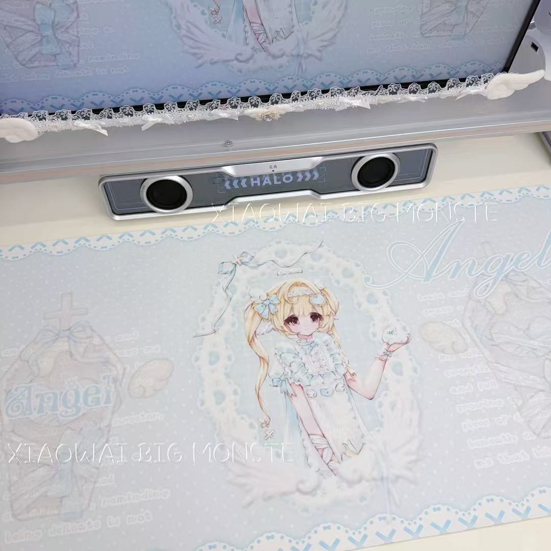 Kawaii Sevimli Kız Mouse Pad B - Leather Desk Pad incelemesi ve fiyatı