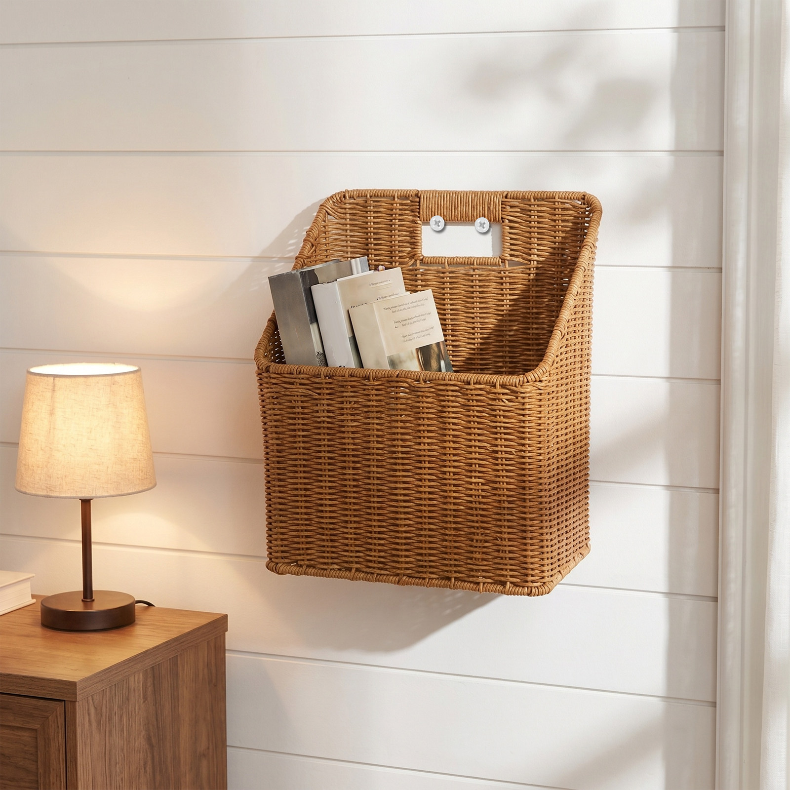 Sentetik Taklit Rattan Dokuma  - Magazine Holder Rack incelemesi ve fiyatı